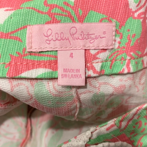 Lilly Pulitzer Liza Short Hotty Pink Forgot My Trunks - Size 4 - Picture 9 of 11